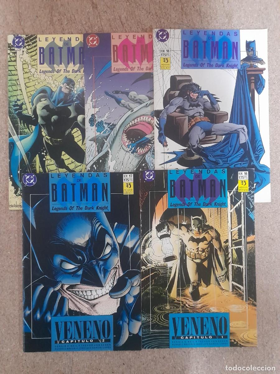 C&oacute;mics: Leyendas de Batman:Veneno.Completa. 5 numeros. DC Comics.Zinco