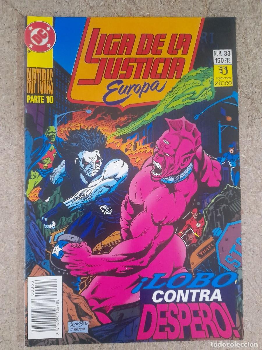 C&oacute;mics: Liga De La Justicia Europa 33. DC Comics.Zinco