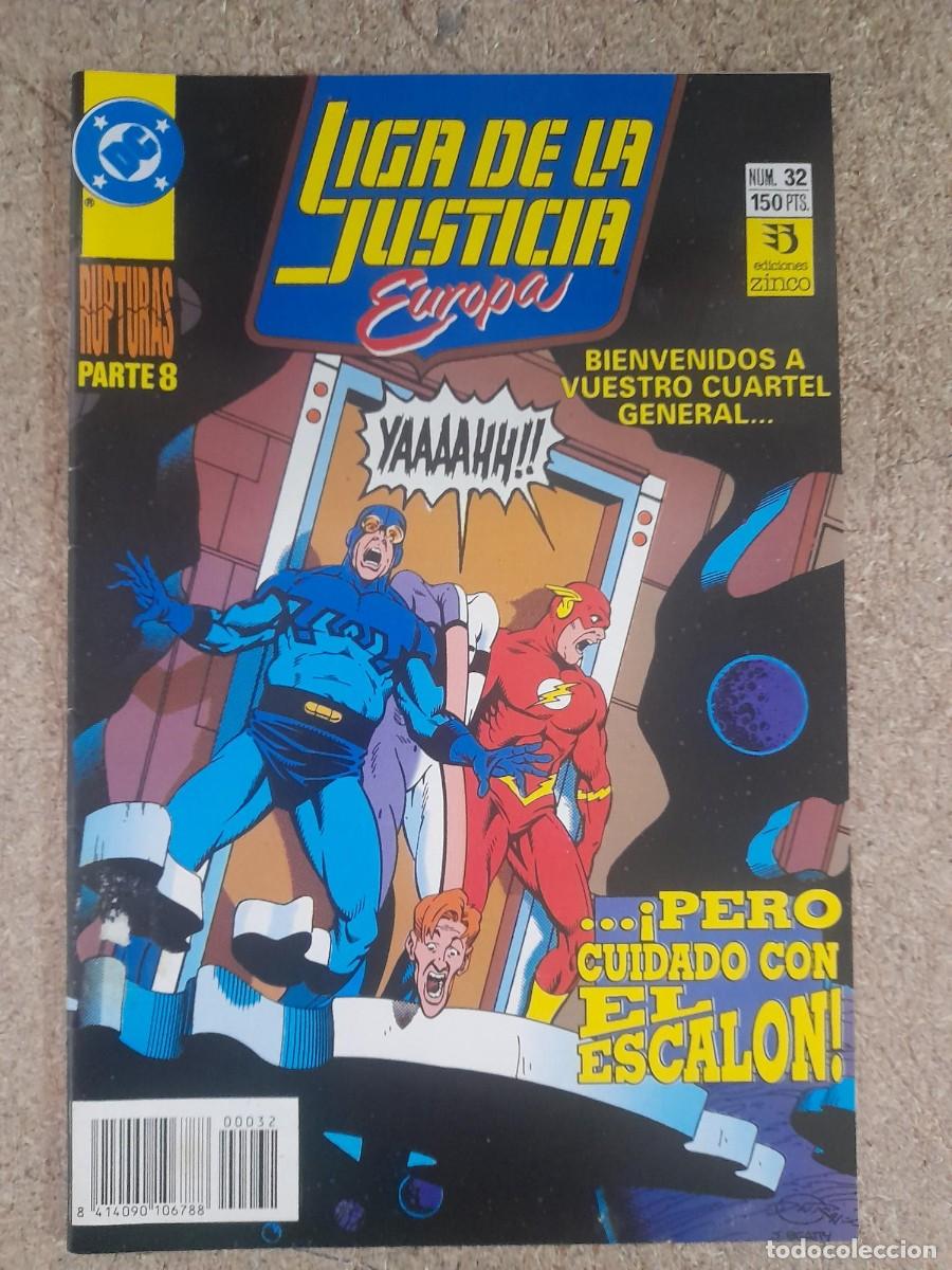 C&oacute;mics: Liga De La Justicia Europa 32. DC Comics.Zinco