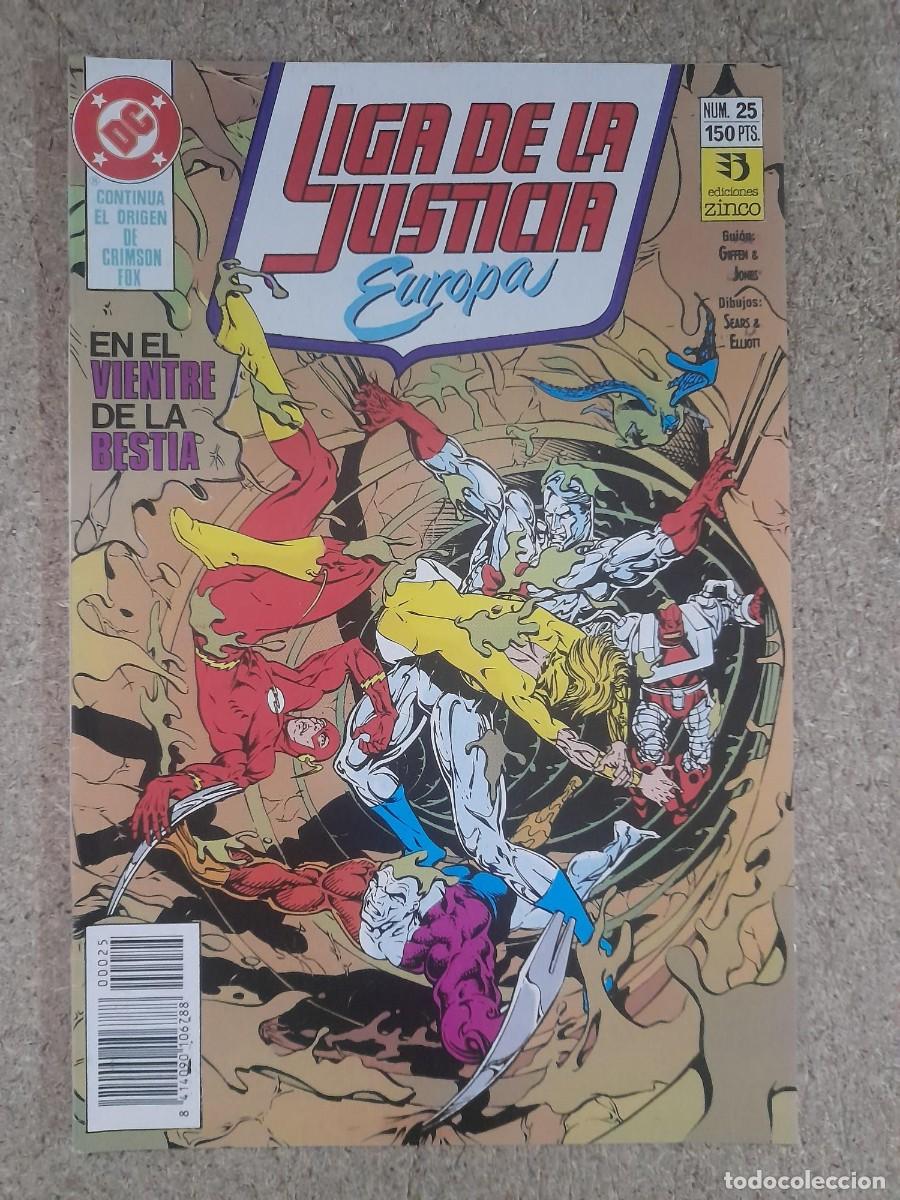 C&oacute;mics: Liga De La Justicia Europa 25. DC Comics.Zinco