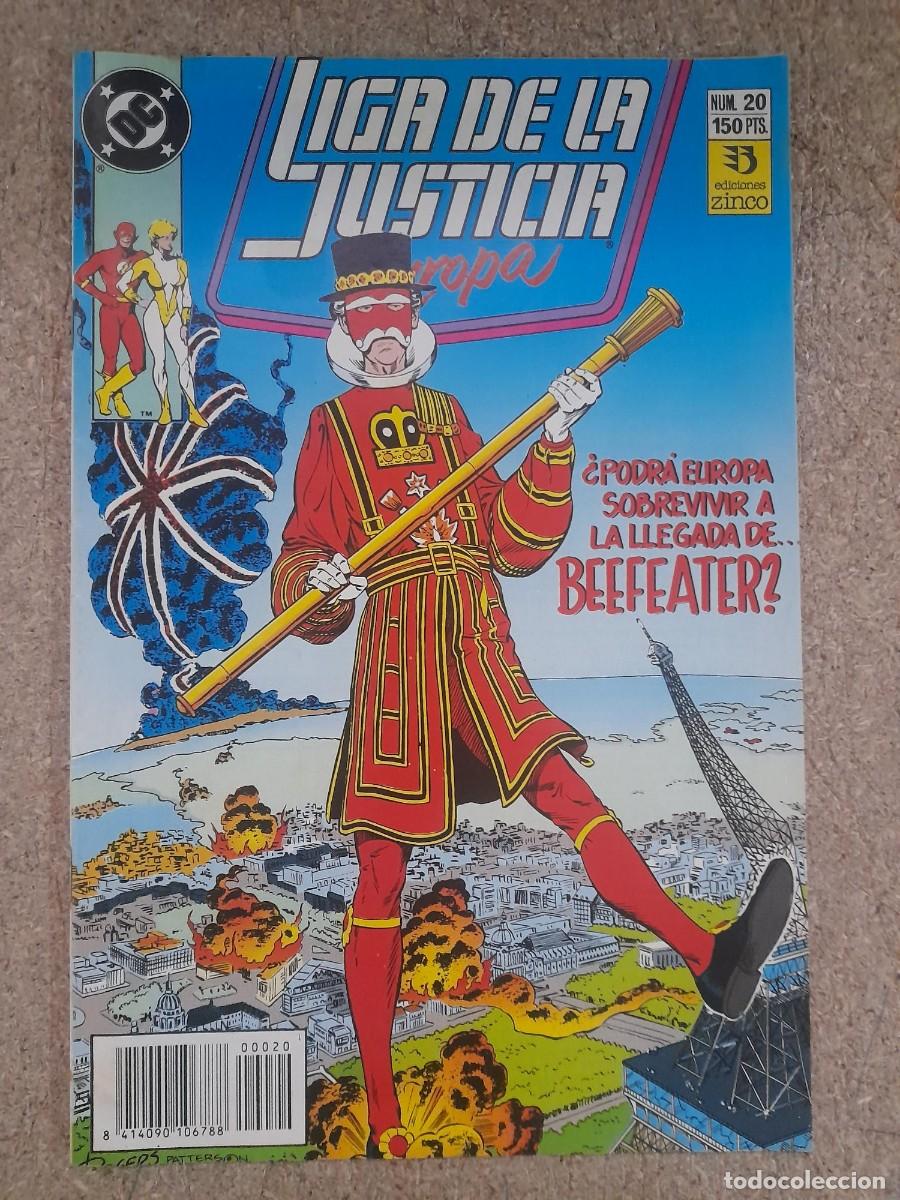 C&oacute;mics: Liga De La Justicia Europa 20. DC Comics.Zinco