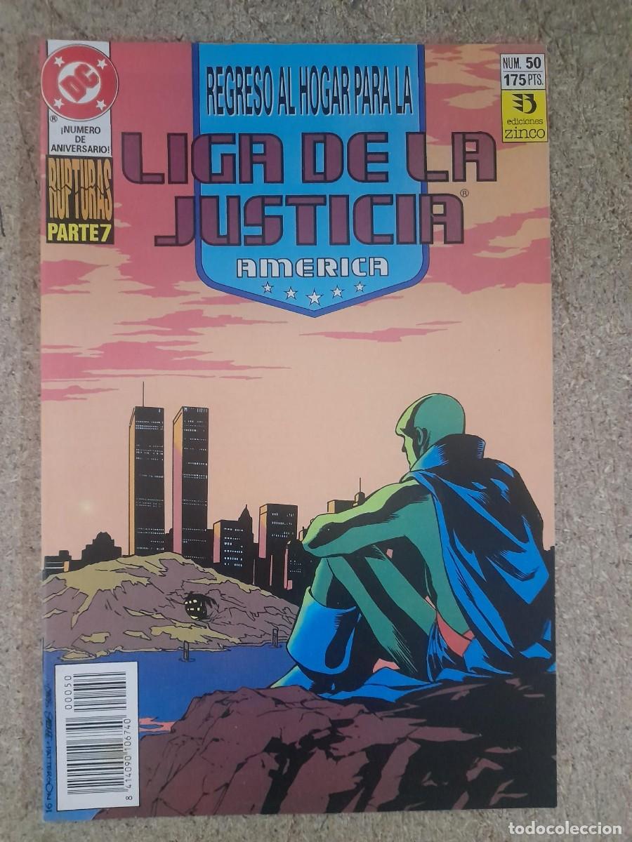 C&oacute;mics: Liga De La Justicia Internacional/America 50. DC Comics.Zinco