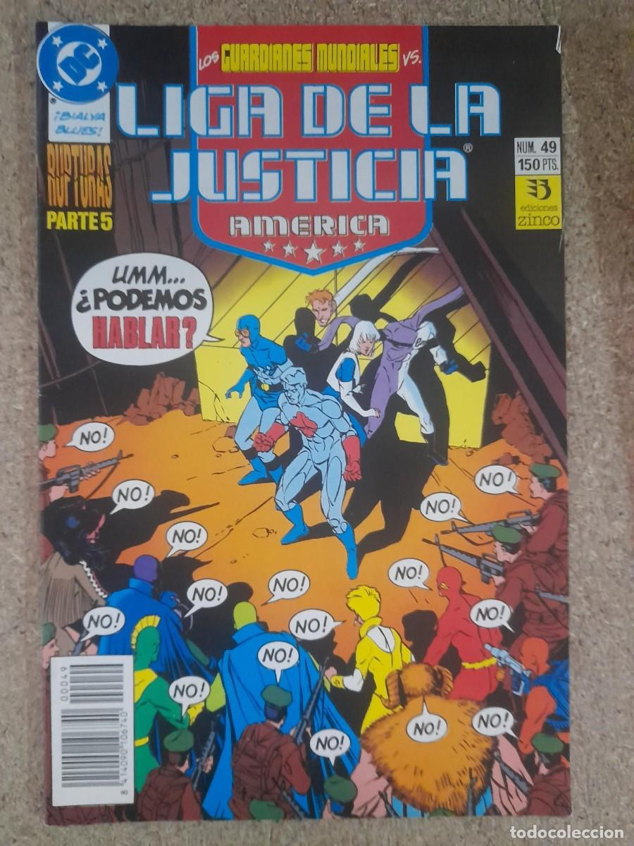 C&oacute;mics: Liga De La Justicia Internacional/America 49. DC Comics.Zinco
