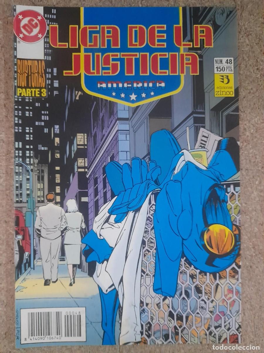 C&oacute;mics: Liga De La Justicia Internacional/America 49. DC Comics.Zinco