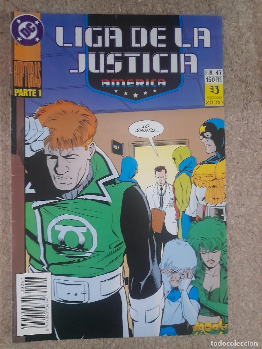 C&oacute;mics: Liga De La Justicia Internacional/America 47. DC Comics.Zinco