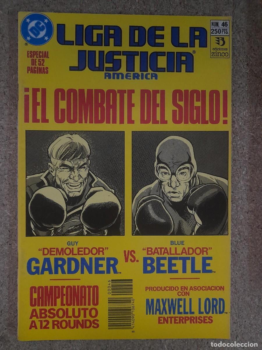 C&oacute;mics: Liga De La Justicia Internacional/America 46. DC Comics.Zinco