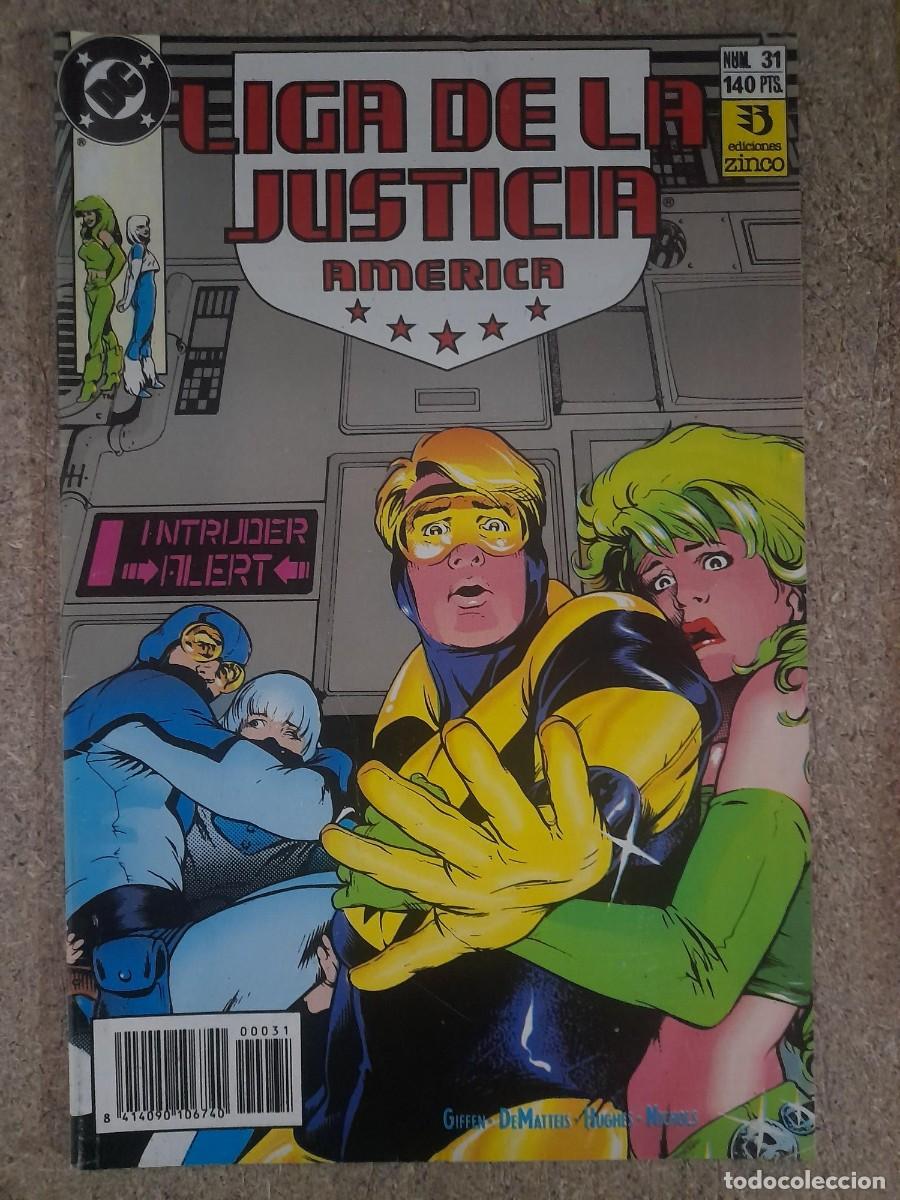 C&oacute;mics: Liga De La Justicia Internacional/America 31. DC Comics.Zinco