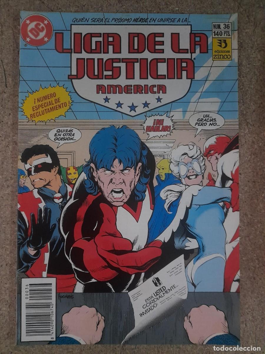 C&oacute;mics: Liga De La Justicia Internacional/America 36. DC Comics.Zinco