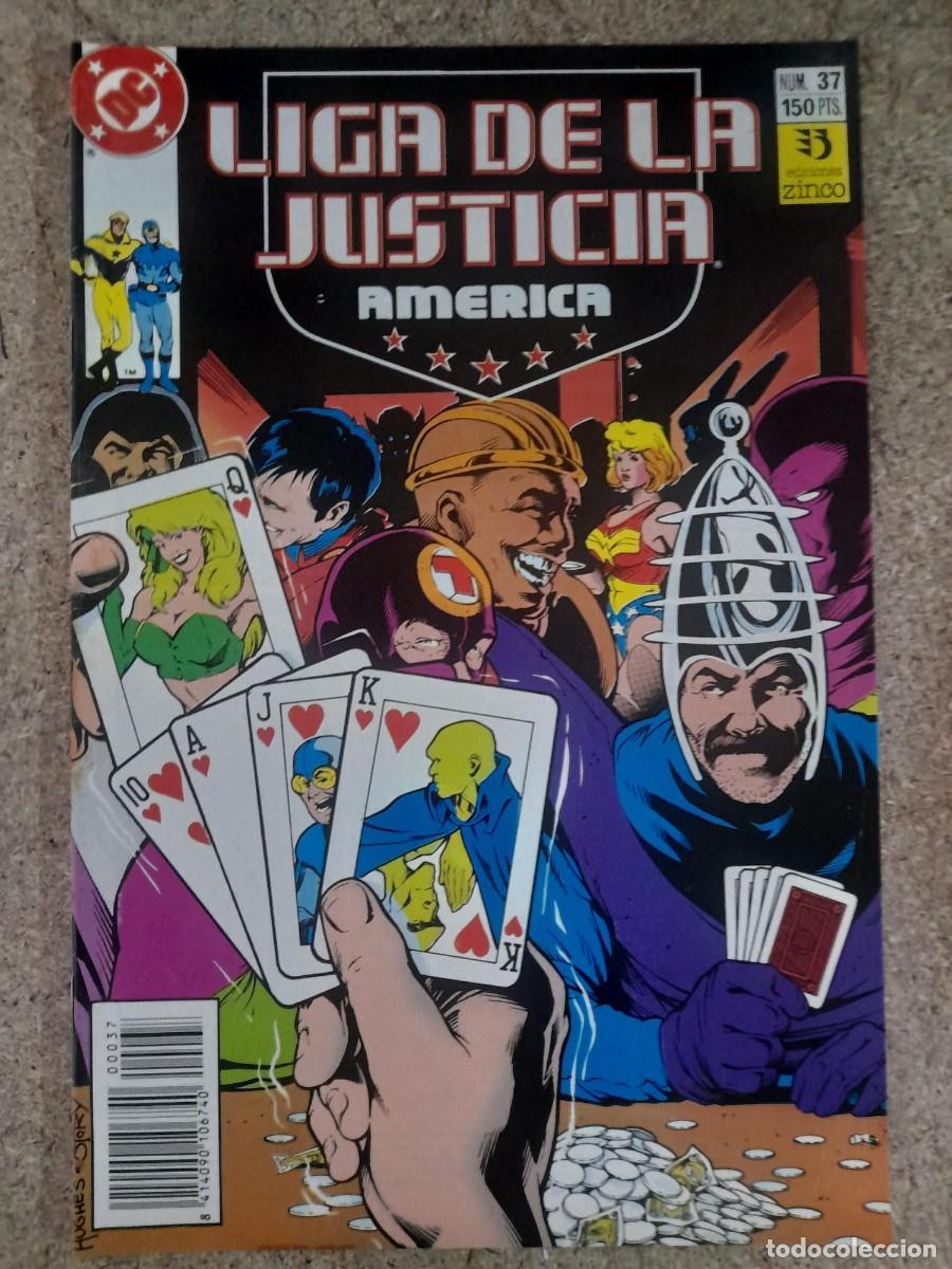 C&oacute;mics: Liga De La Justicia Internacional/America 37. DC Comics.Zinco