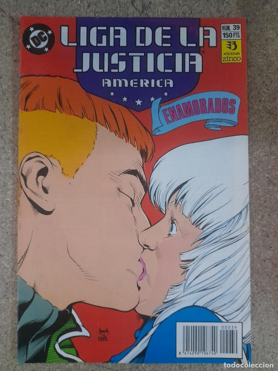 C&oacute;mics: Liga De La Justicia Internacional/America 39. DC Comics.Zinco