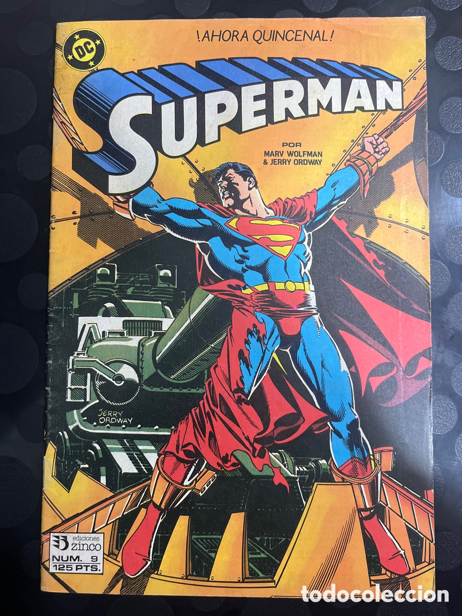 C&oacute;mics: SUPERMAN VOL.2 N.9 EL HOMBRE DE ACERO ( 1987/1993 )