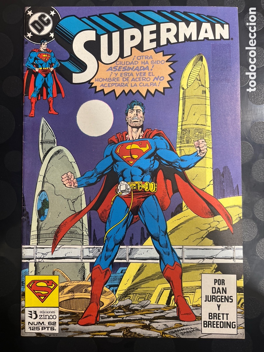C&oacute;mics: SUPERMAN VOL.2 N.62 EL HOMBRE DE ACERO ( 1987/1993 )