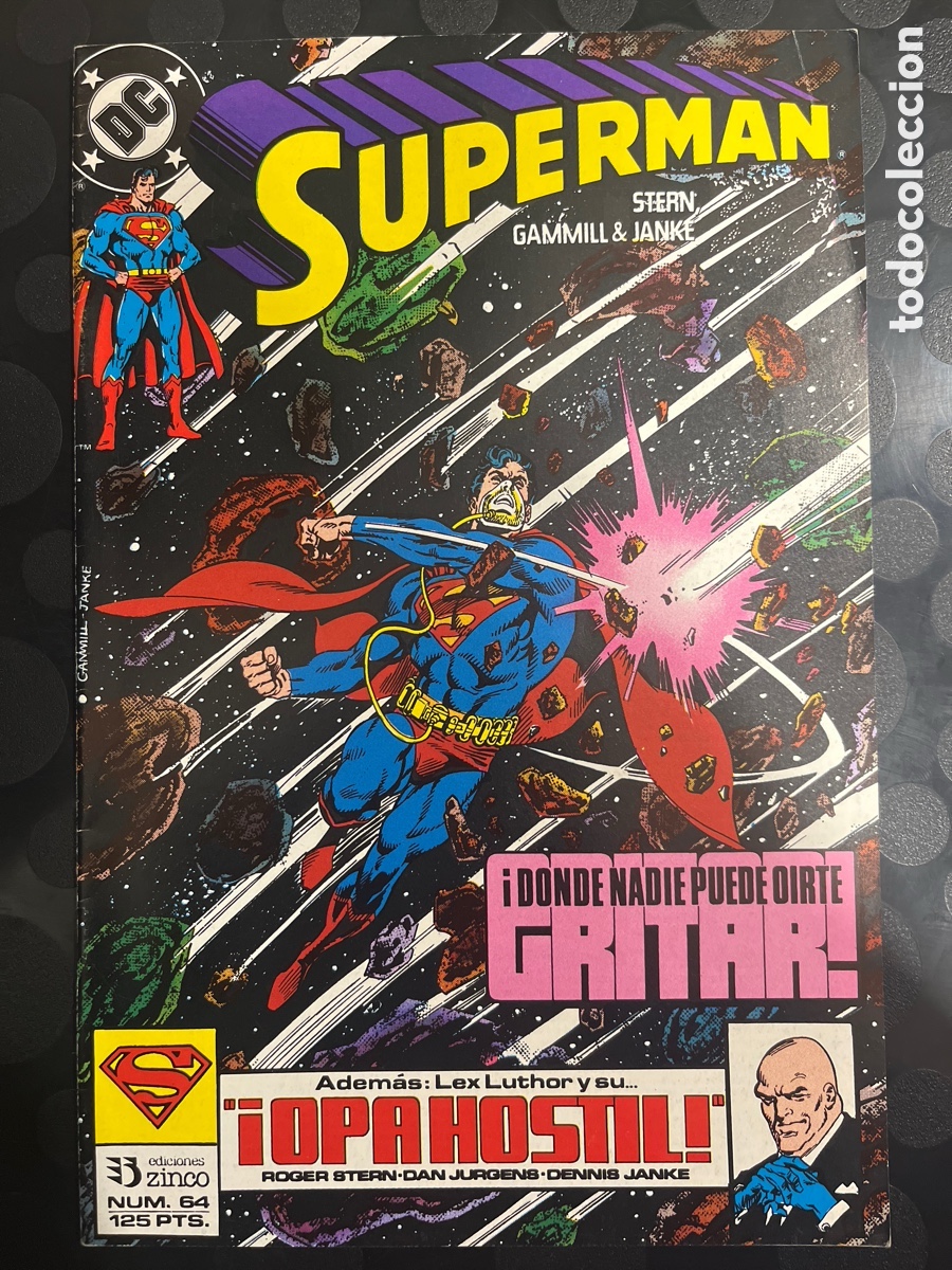 C&oacute;mics: SUPERMAN VOL.2 N.64 EL HOMBRE DE ACERO ( 1987/1993 )