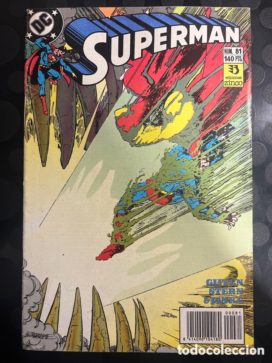 C&oacute;mics: SUPERMAN VOL.2 N.81 EL HOMBRE DE ACERO ( 1987/1993 )