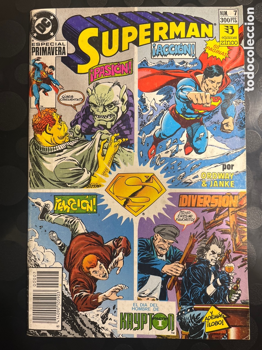 C&oacute;mics: SUPERMAN VOL.2 ESPECIALES N.7 ESPECIAL PRIMAVERA EL HOMBRE DE ACERO DC ( 1987/1992 )
