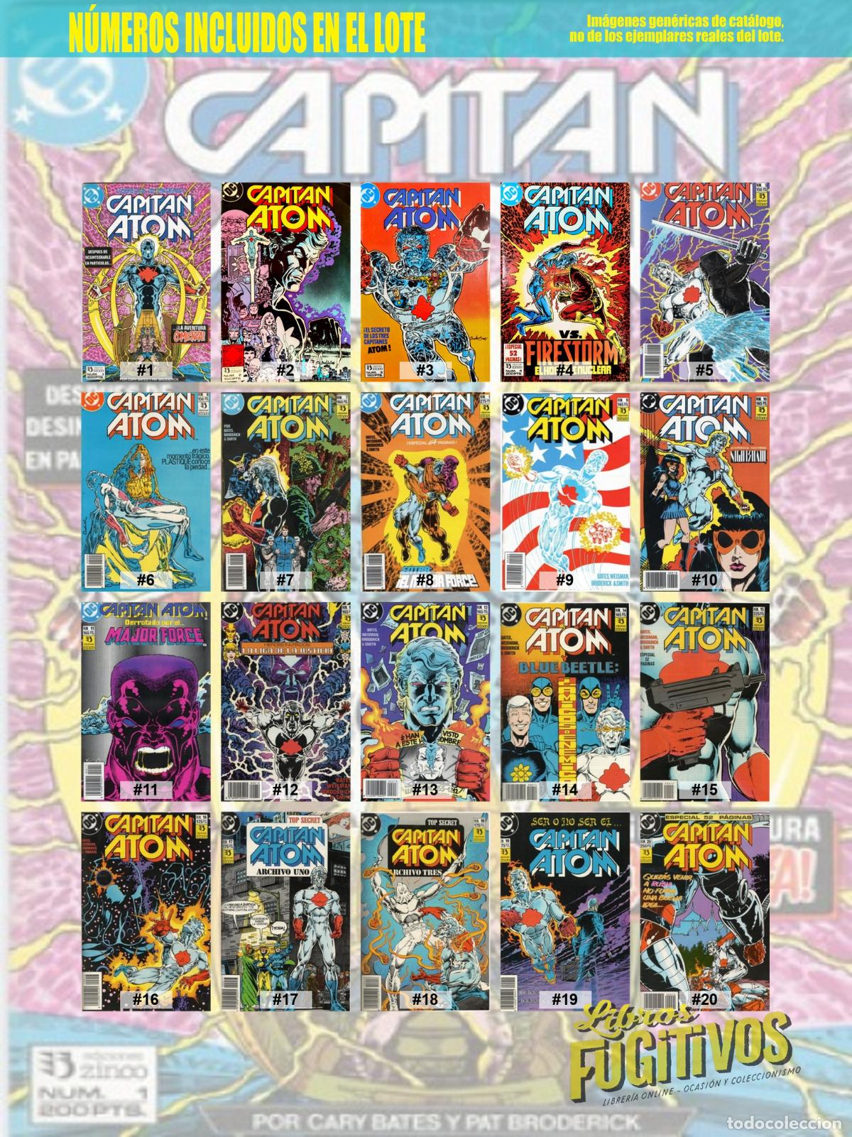 C&oacute;mics: CAPITAN ATOM 1 A 20. COMPLETA. Zinco, 1989 - Foto 3