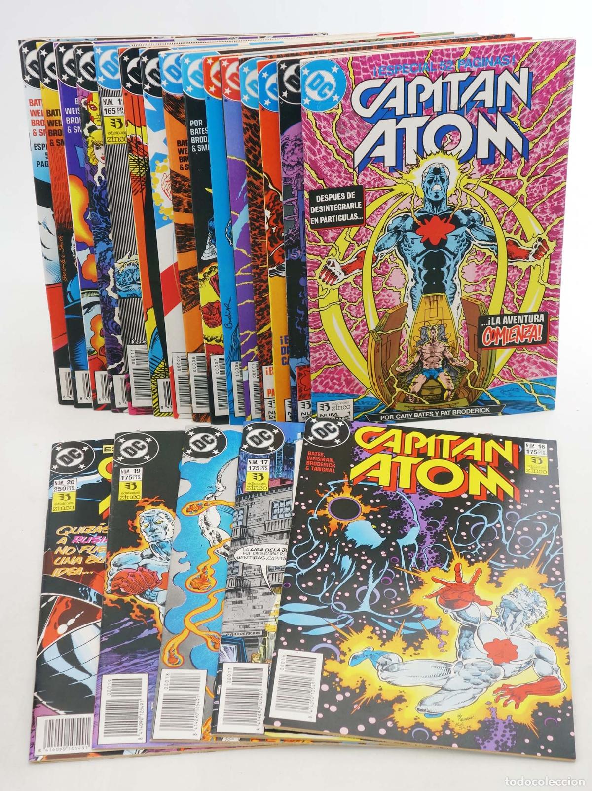 C&oacute;mics: CAPITAN ATOM 1 A 20. COMPLETA. Zinco, 1989