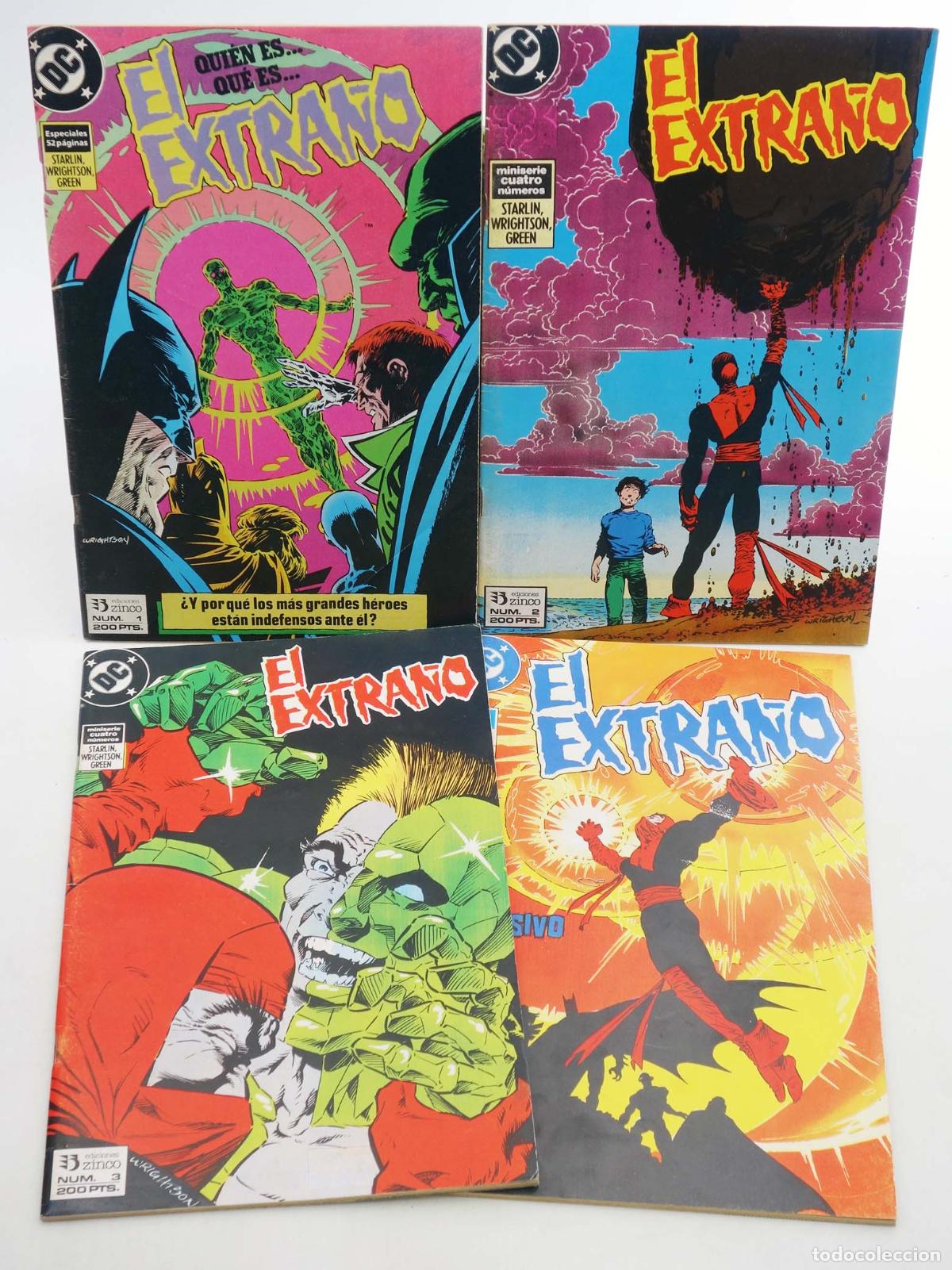 C&oacute;mics: EL EXTRA&Ntilde;O 1 A 4. COMPLETA. Zinco, 1989
