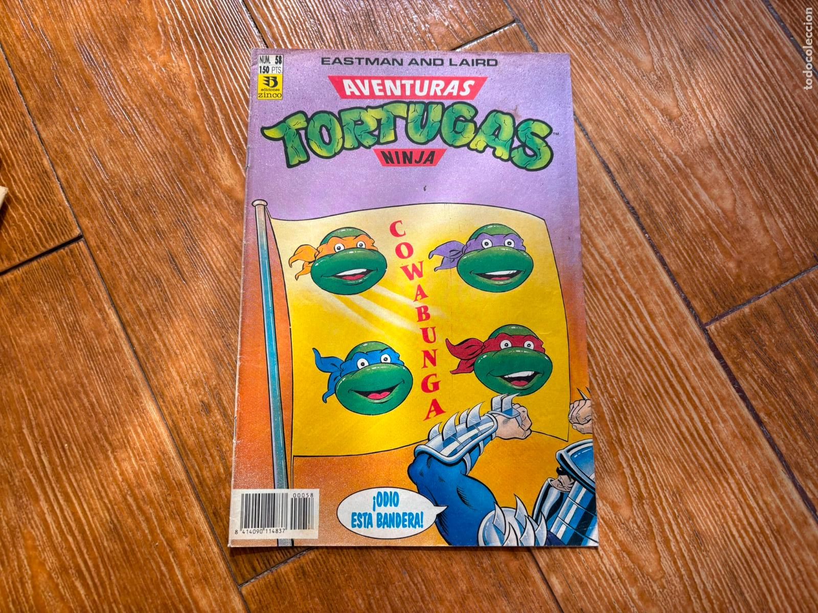 Comics: AVENTURAS TORTUGAS NINJA N&ordm; 58 EDICIONES ZINCO