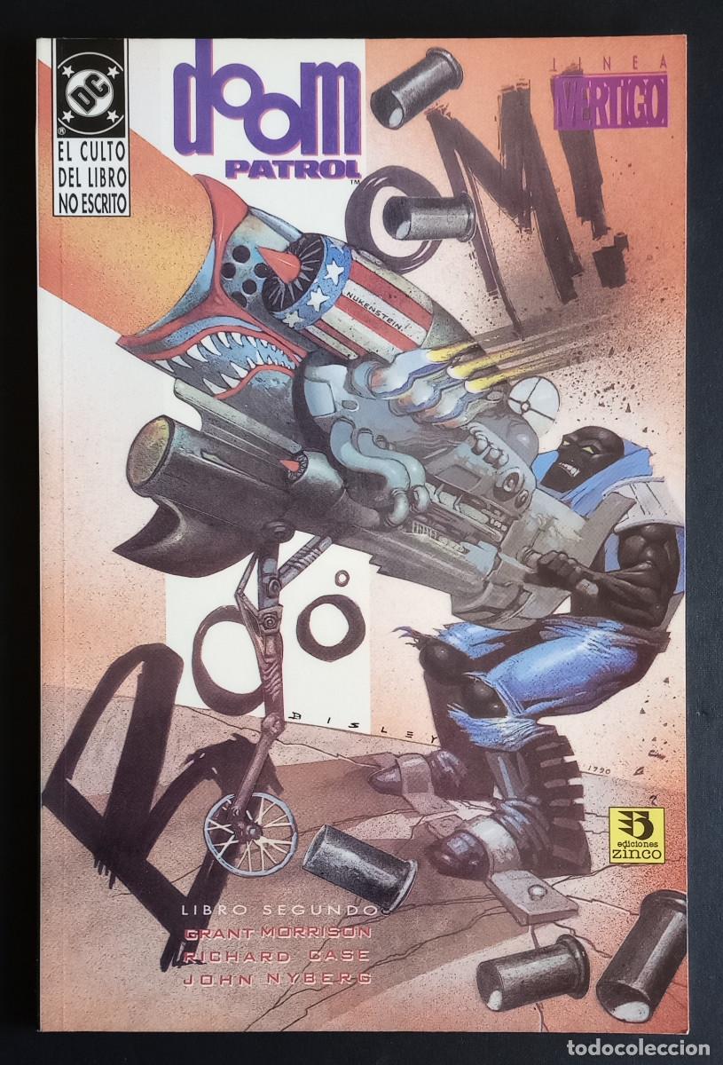 C&oacute;mics: DOOM PATROL LIBRO SEGUNDO EL CULTO DEL LIBRO NO ESCRITO - MORRISON/CASE/NYBERG - ED. ZINCO, 1993