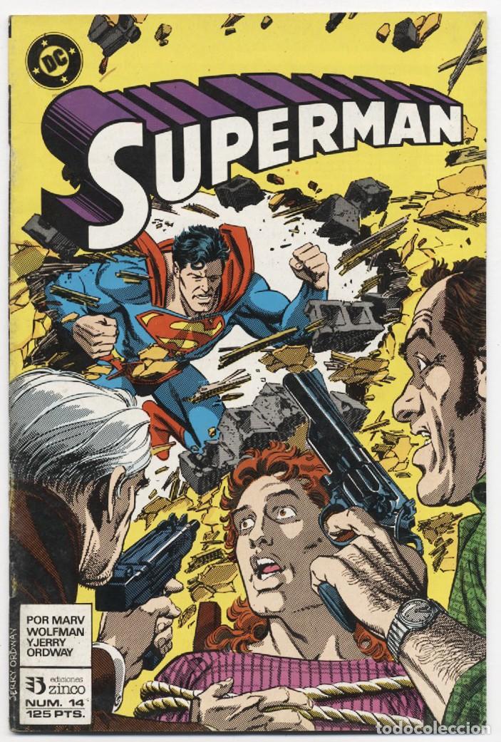 C&oacute;mics: COMIC GRAPA SUPERMAN N&ordm; 14 EL HOMBRE DE ACERO EDICIONES ZINCO 1988 MUY BUENO