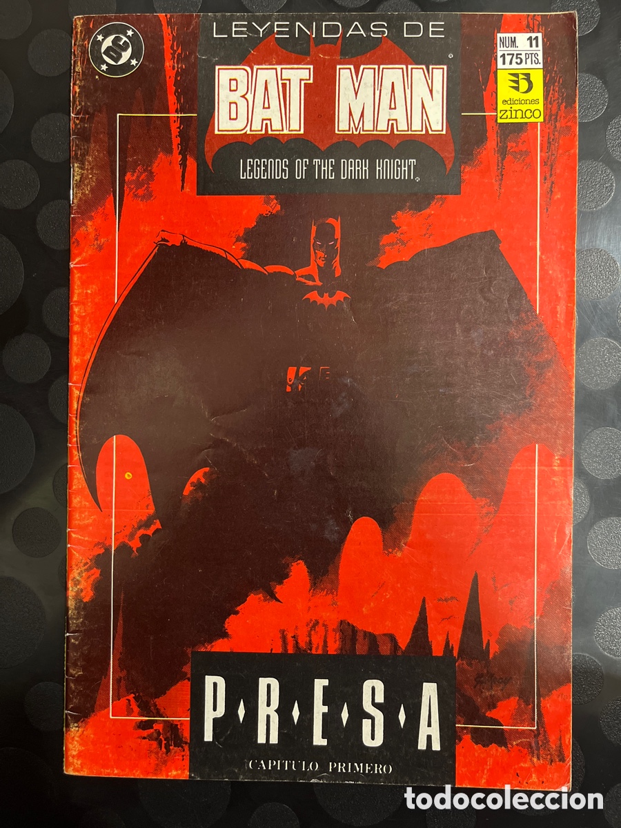 C&oacute;mics: LEYENDAS DE BATMAN N.11 LEGENDS OF THE DARK NIGHT : PRESA DC ( 1990/1993 )