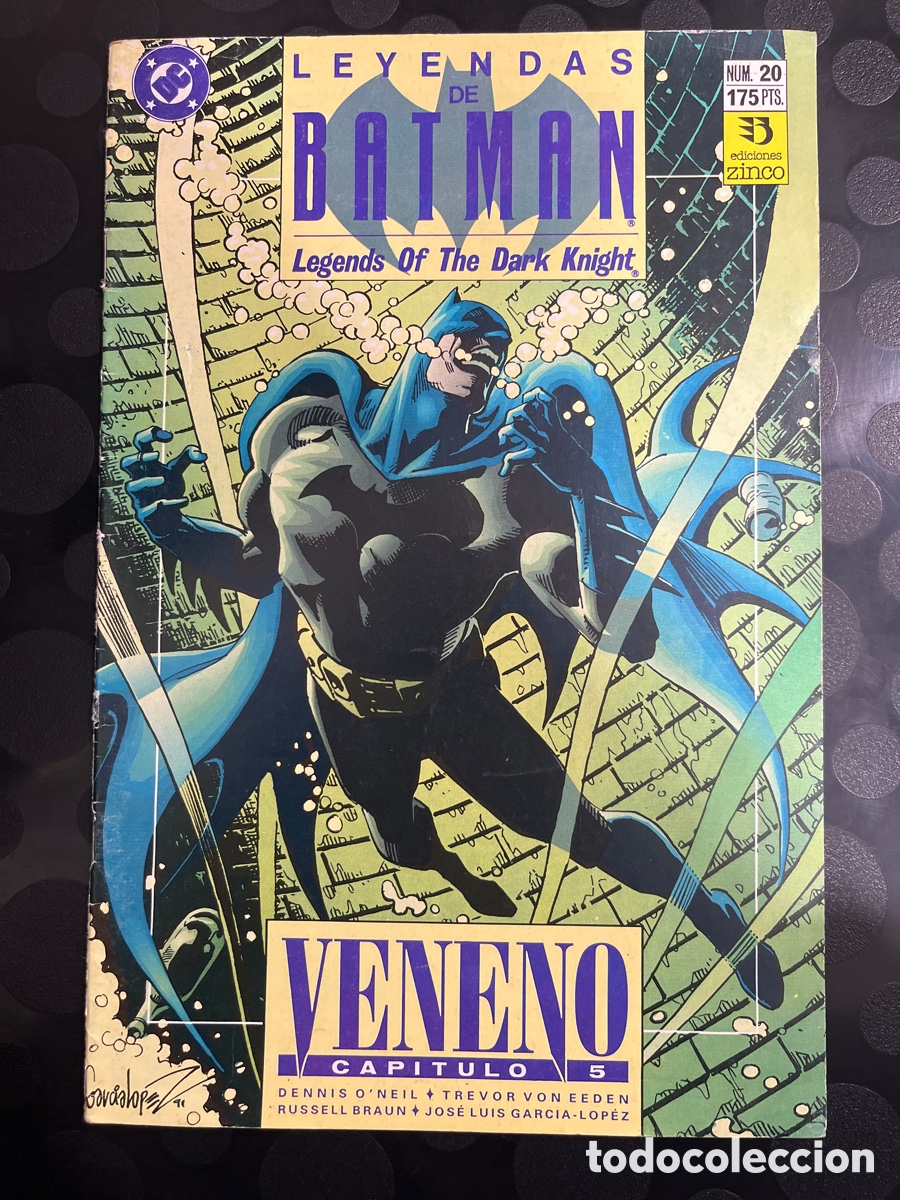 C&oacute;mics: LEYENDAS DE BATMAN N.20 LEGENDS OF THE DARK NIGHT : VENENO DC ( 1990/1993 )