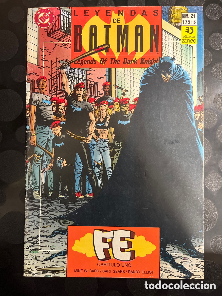 C&oacute;mics: LEYENDAS DE BATMAN N.21 LEGENDS OF THE DARK NIGHT : FE DC ( 1990/1993 )