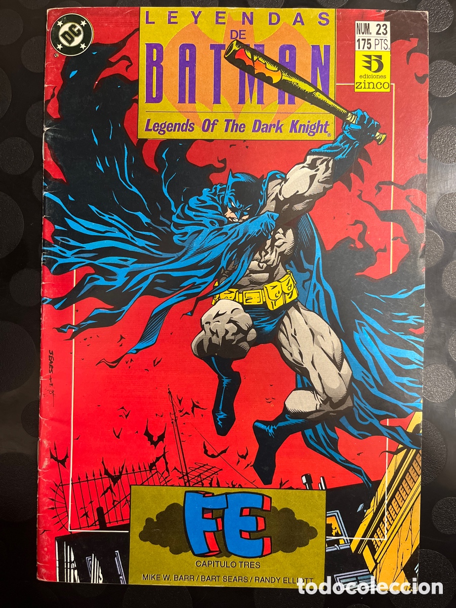 C&oacute;mics: LEYENDAS DE BATMAN N.23 LEGENDS OF THE DARK NIGHT : FE DC ( 1990/1993 )