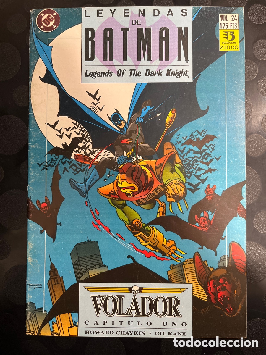 C&oacute;mics: LEYENDAS DE BATMAN N.24 LEGENDS OF THE DARK NIGHT : VOLADOR DC ( 1990/1993 )