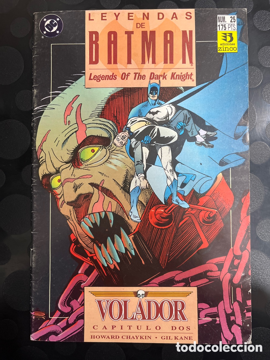 C&oacute;mics: LEYENDAS DE BATMAN N.25 LEGENDS OF THE DARK NIGHT : VOLADOR DC ( 1990/1993 )