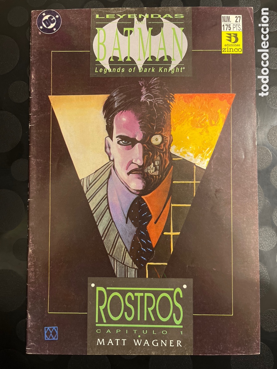 C&oacute;mics: LEYENDAS DE BATMAN N.27 LEGENDS OF THE DARK NIGHT : ROSTROS DC ( 1990/1993 )