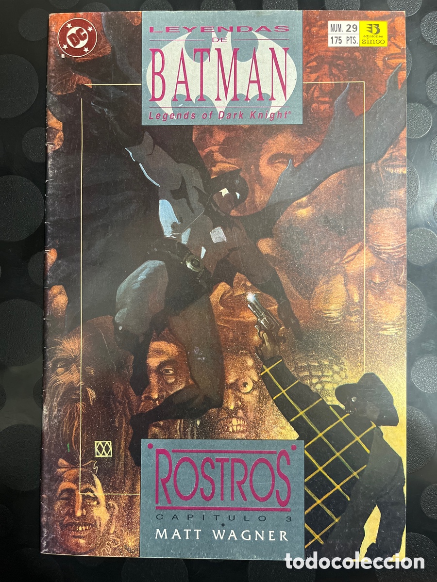 C&oacute;mics: LEYENDAS DE BATMAN N.29 LEGENDS OF THE DARK NIGHT : ROSTROS DC ( 1990/1993 )