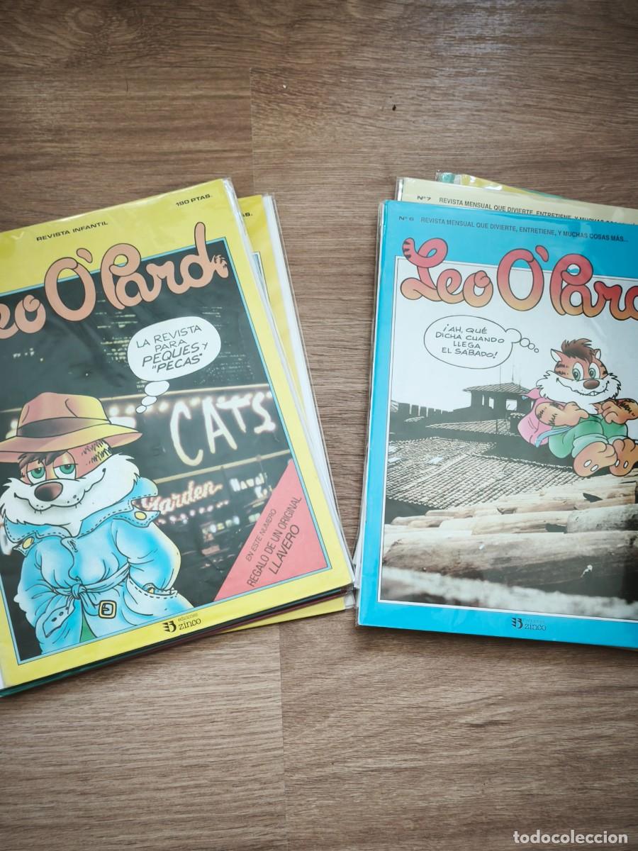 C&oacute;mics: Colecci&oacute;n c&oacute;mics infantiles Las Aventuras de Leo O'Pard, Ediciones Zinco 1990, embolsados y con cart