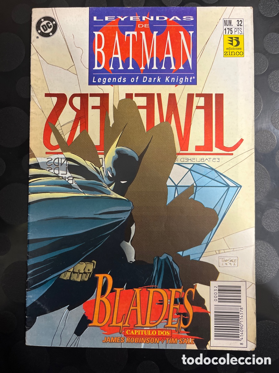 C&oacute;mics: LEYENDAS DE BATMAN N.32 LEGENDS OF THE DARK NIGHT : BLADES DC ( 1990/1993 )