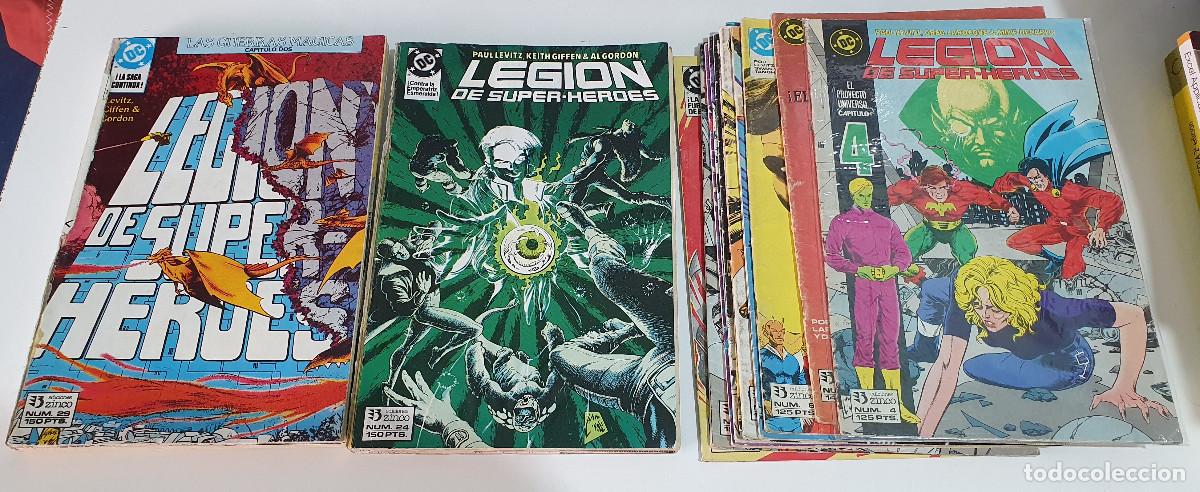 C&oacute;mics: LOTE DE 12 COMICS DE LEGI&Oacute;N DE SUPER-HEROES DE ZINCO + 2 RETAPADOS DE REGALO
