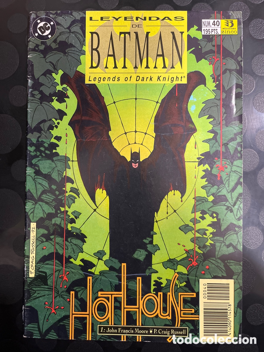 C&oacute;mics: LEYENDAS DE BATMAN N.40 LEGENDS OF THE DARK NIGHT : HOT HOUSE DC ( 1990/1993 )