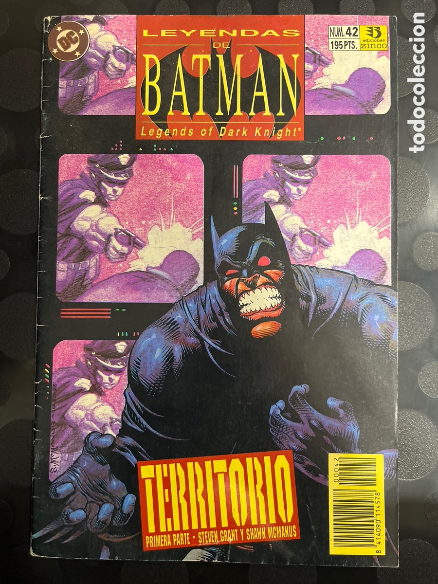 C&oacute;mics: LEYENDAS DE BATMAN N.42 LEGENDS OF THE DARK NIGHT : TERRITORIO DC ( 1990/1993 )