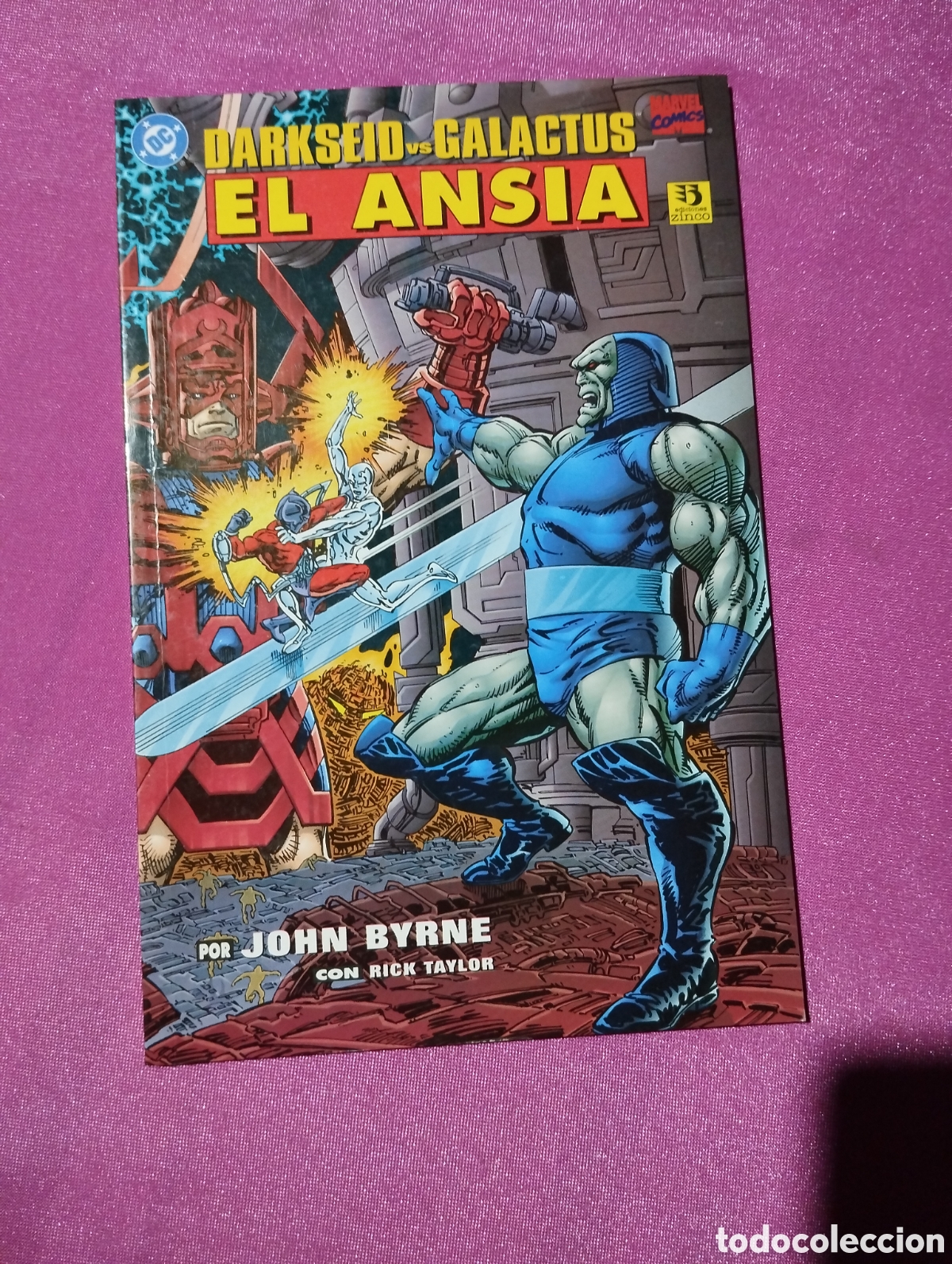 C&oacute;mics: DARKSEID VS. GALACTUS: EL ANSIA TOMO ZINCO L115 4