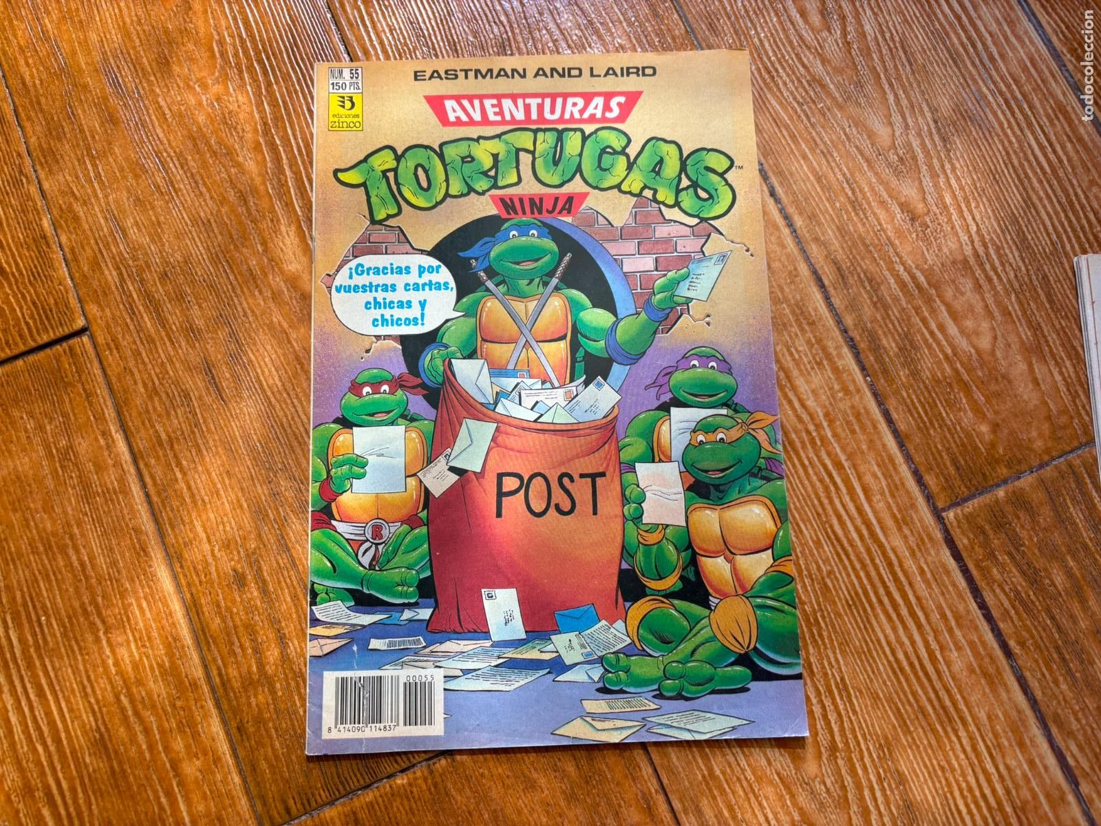 C&oacute;mics: AVENTURAS TORTUGAS NINJA N&ordm; 55 EDICIONES ZINCO
