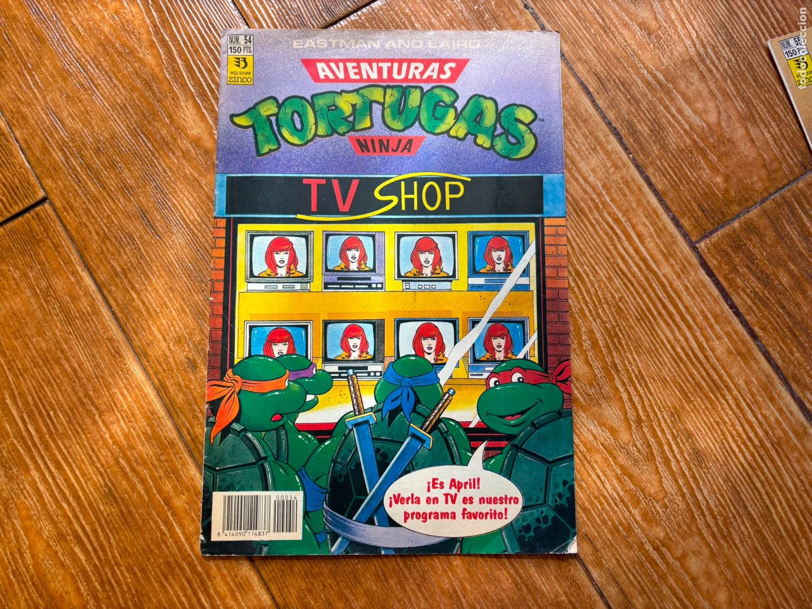 C&oacute;mics: AVENTURAS TORTUGAS NINJA N&ordm; 54 EDICIONES ZINCO