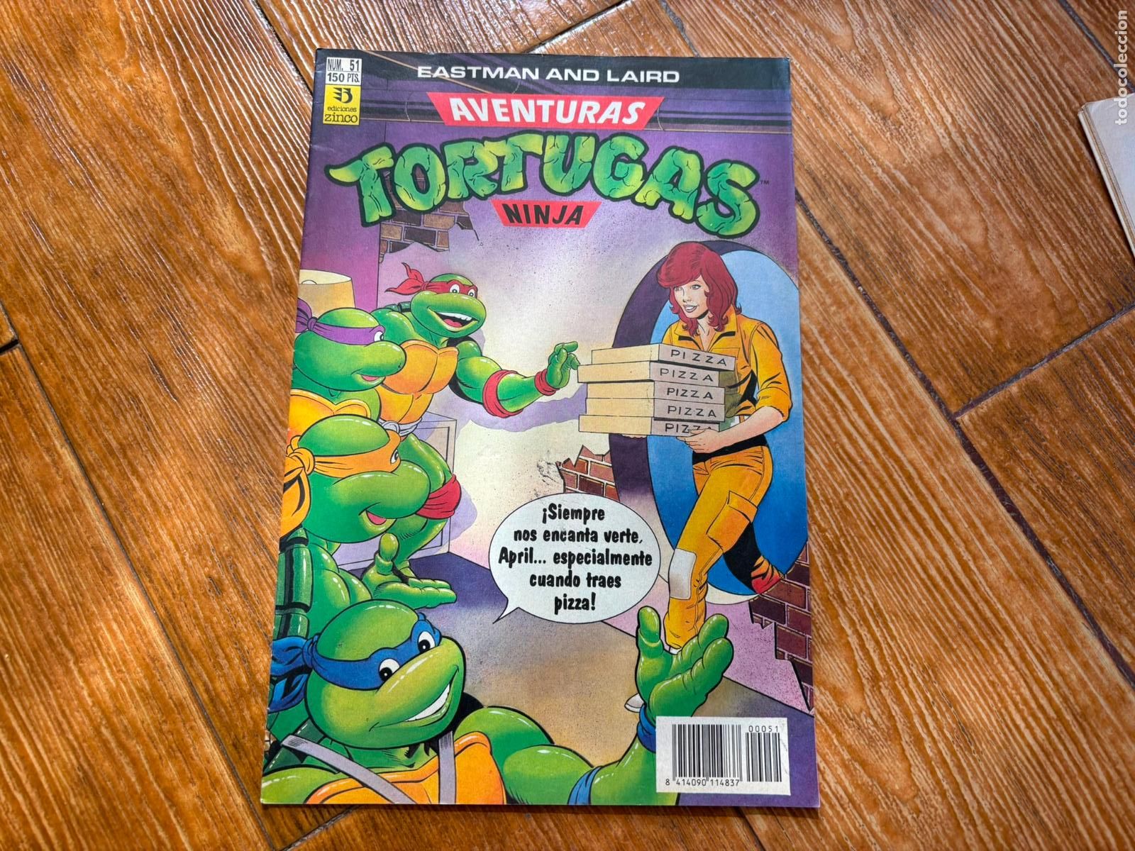 C&oacute;mics: AVENTURAS TORTUGAS NINJA N&ordm; 51 EDICIONES ZINCO