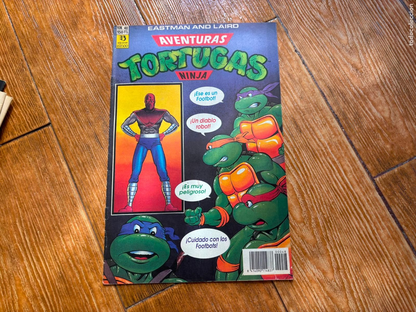 C&oacute;mics: AVENTURAS TORTUGAS NINJA N&ordm; 48 EDICIONES ZINCO - Foto 1