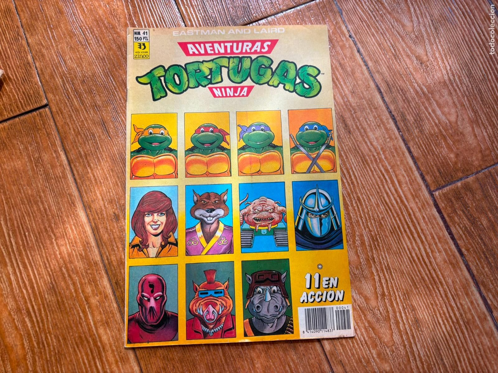 C&oacute;mics: AVENTURAS TORTUGAS NINJA N&ordm; 41 EDICIONES ZINCO