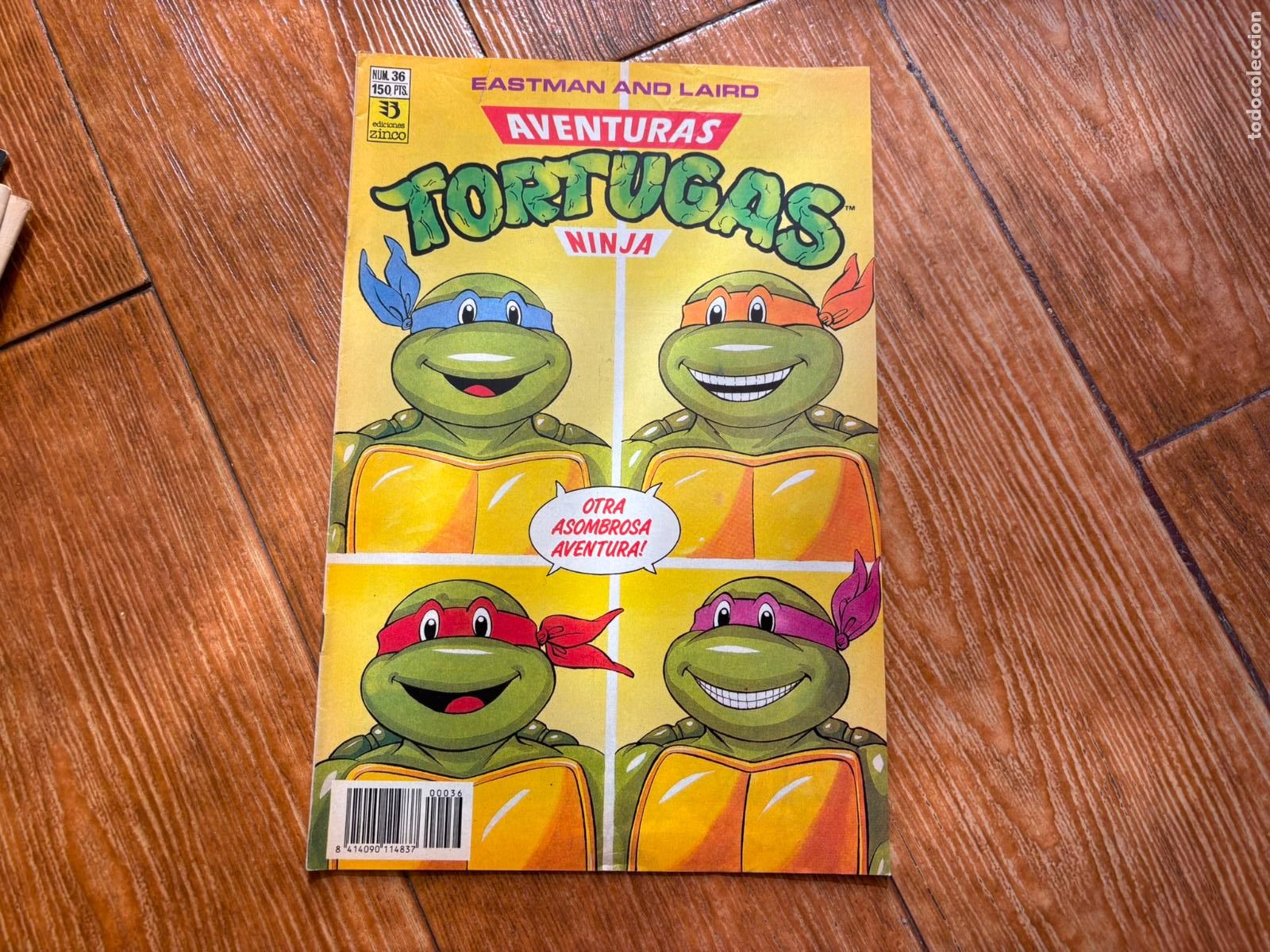 C&oacute;mics: AVENTURAS TORTUGAS NINJA N&ordm; 36 EDICIONES ZINCO