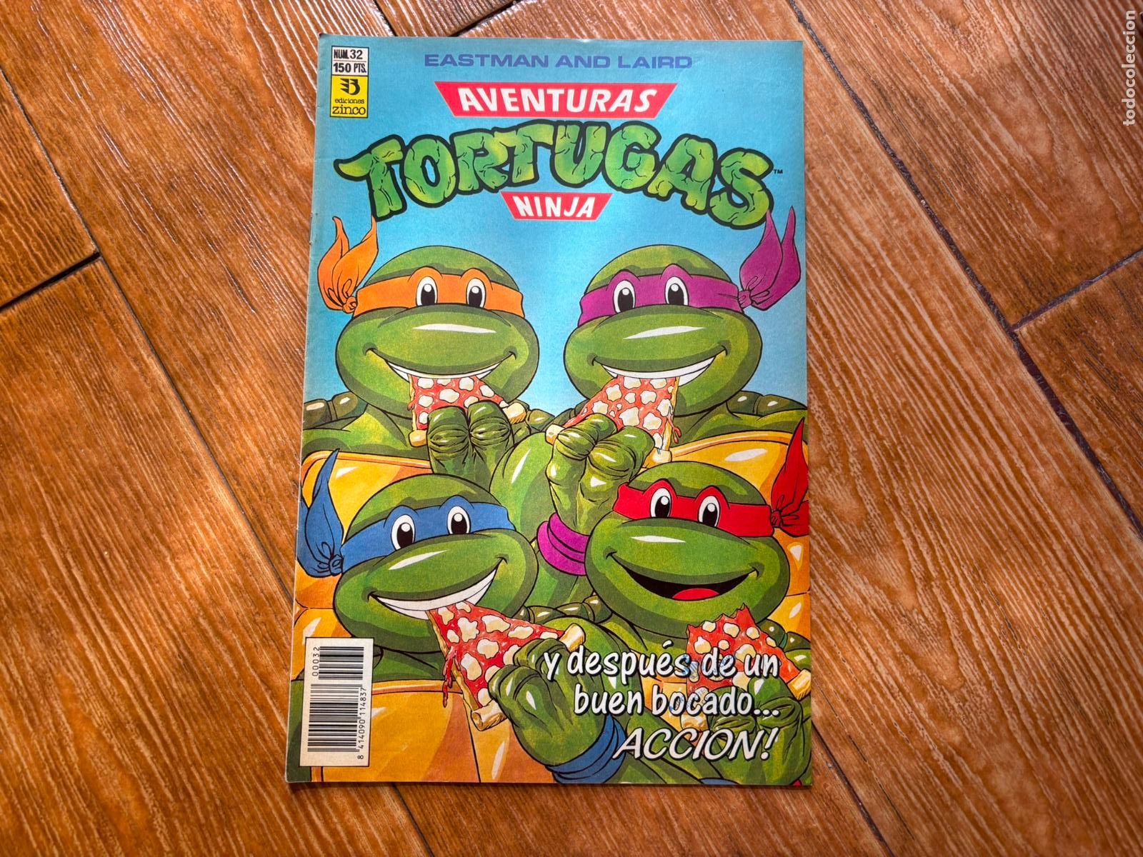 C&oacute;mics: AVENTURAS TORTUGAS NINJA N&ordm; 32 EDICIONES ZINCO