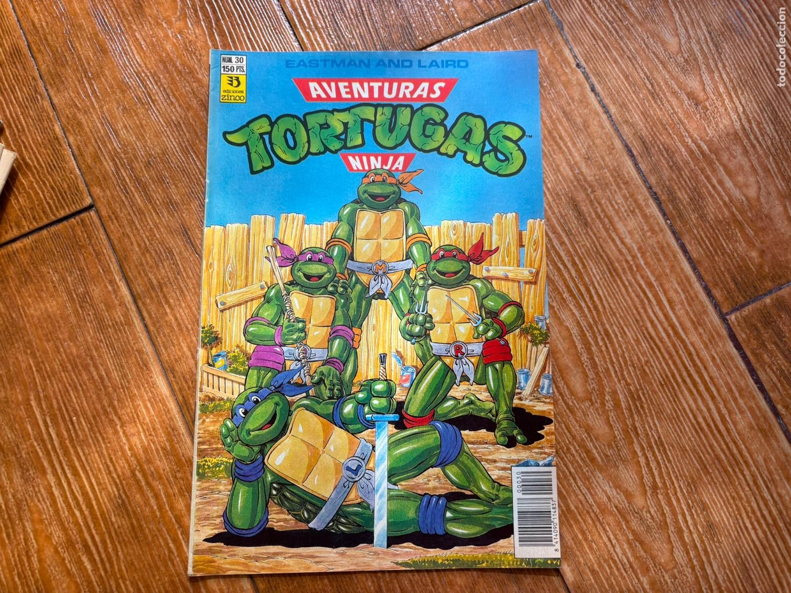 C&oacute;mics: AVENTURAS TORTUGAS NINJA N&ordm; 30 EDICIONES ZINCO