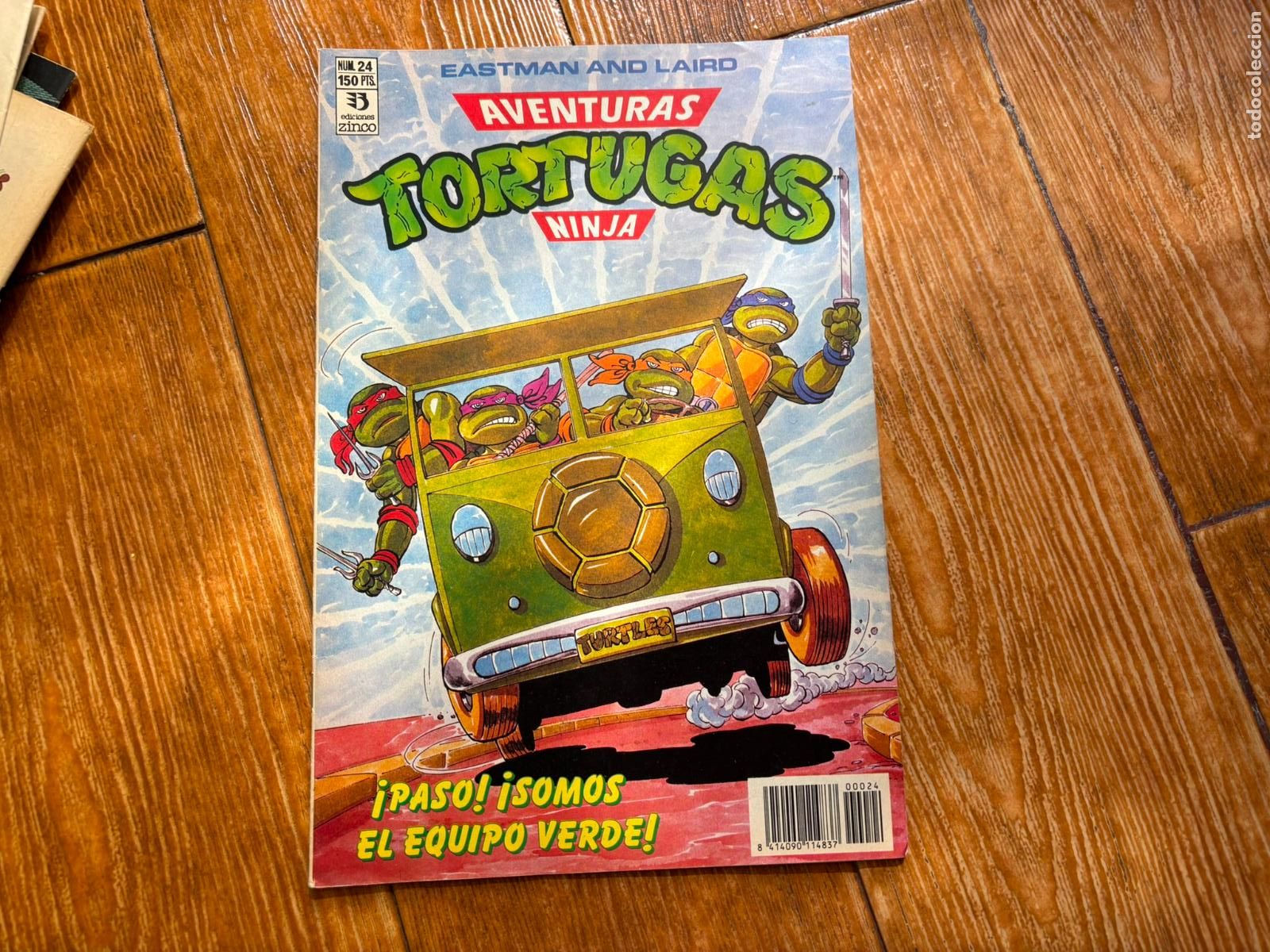 C&oacute;mics: AVENTURAS TORTUGAS NINJA N&ordm; 24 EDICIONES ZINCO