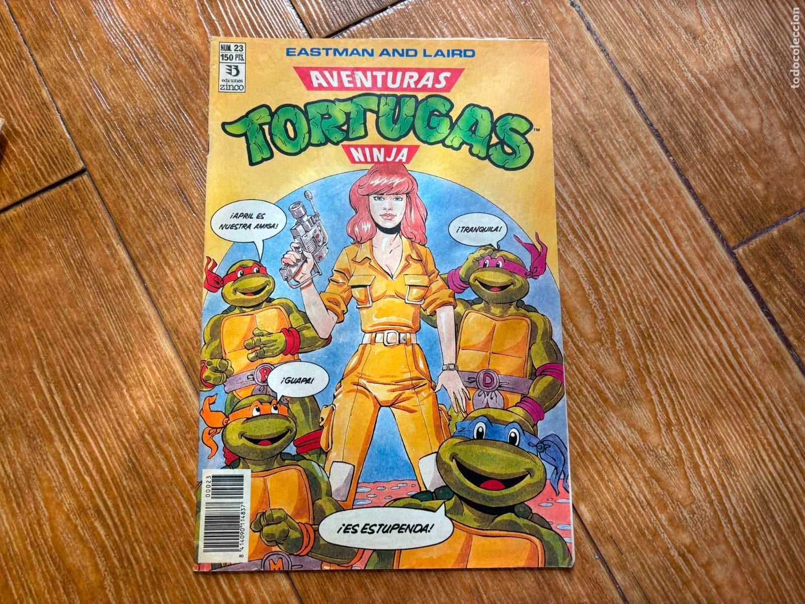 C&oacute;mics: AVENTURAS TORTUGAS NINJA N&ordm; 23 EDICIONES ZINCO