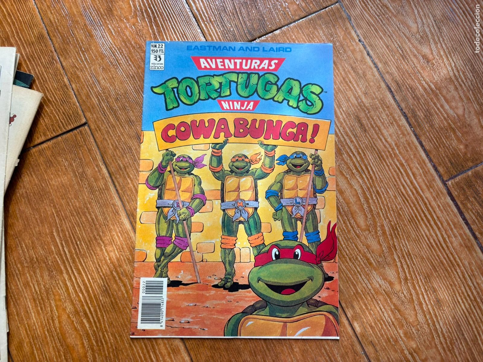 C&oacute;mics: AVENTURAS TORTUGAS NINJA N&ordm; 22 EDICIONES ZINCO